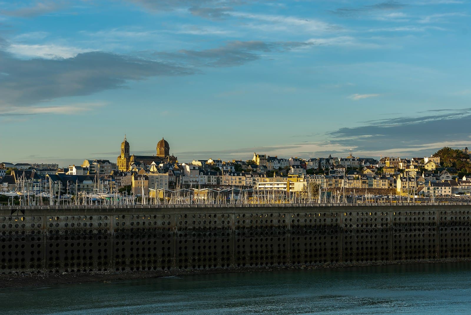 Granville — A large body of water with a city in the background