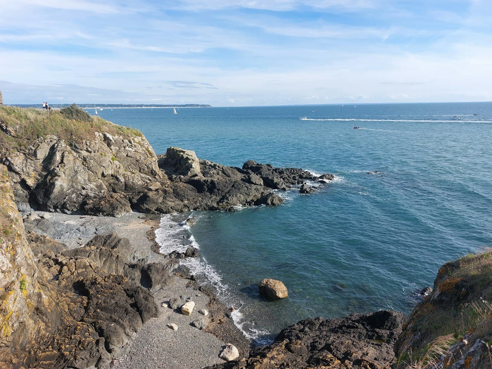 Granville — a view of the ocean from a cliff