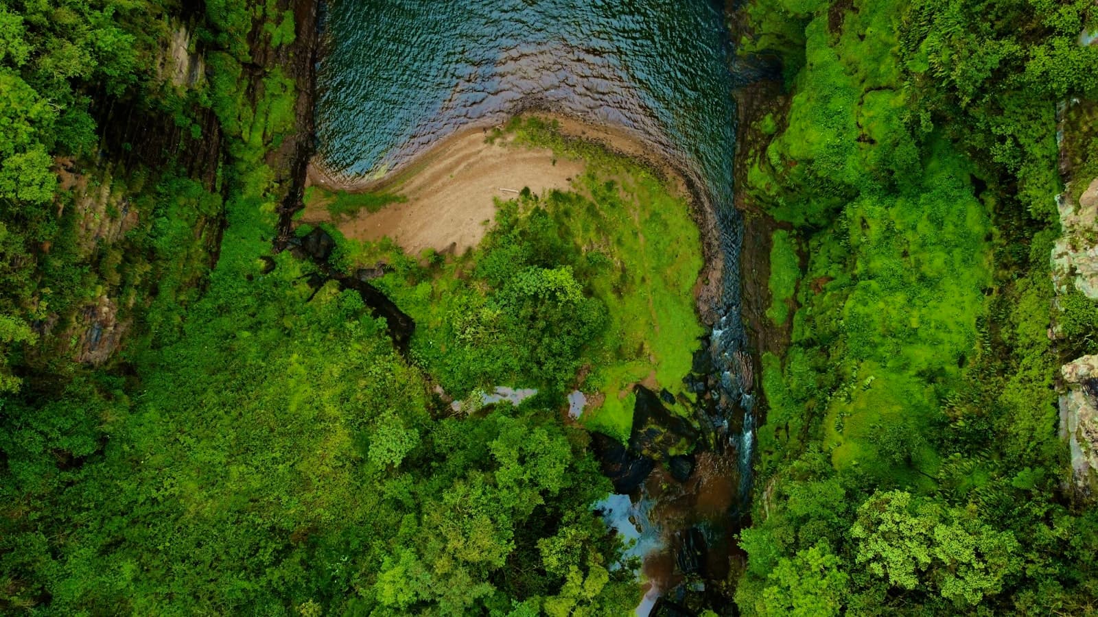 Graskop — a river running through a lush green forest