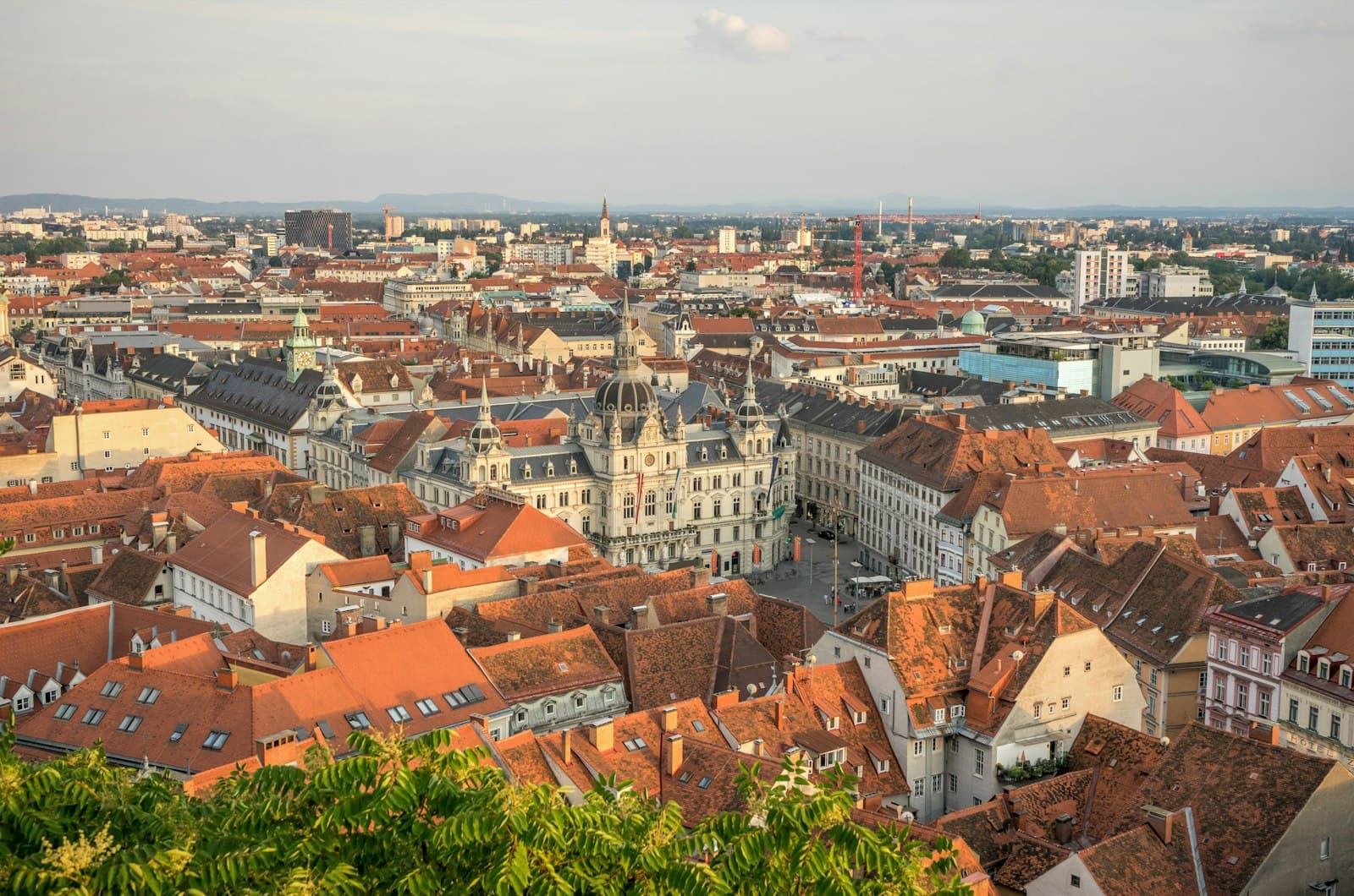 Graz — a city with many buildings