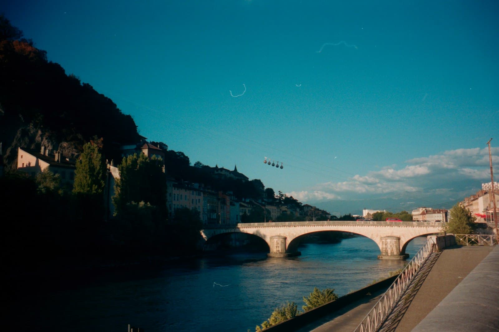 Grenoble — a bridge over a river