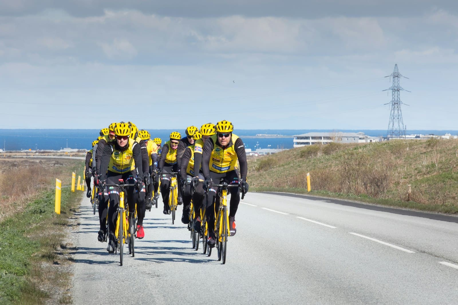 Hafnarfjörður — view photography of cyclist