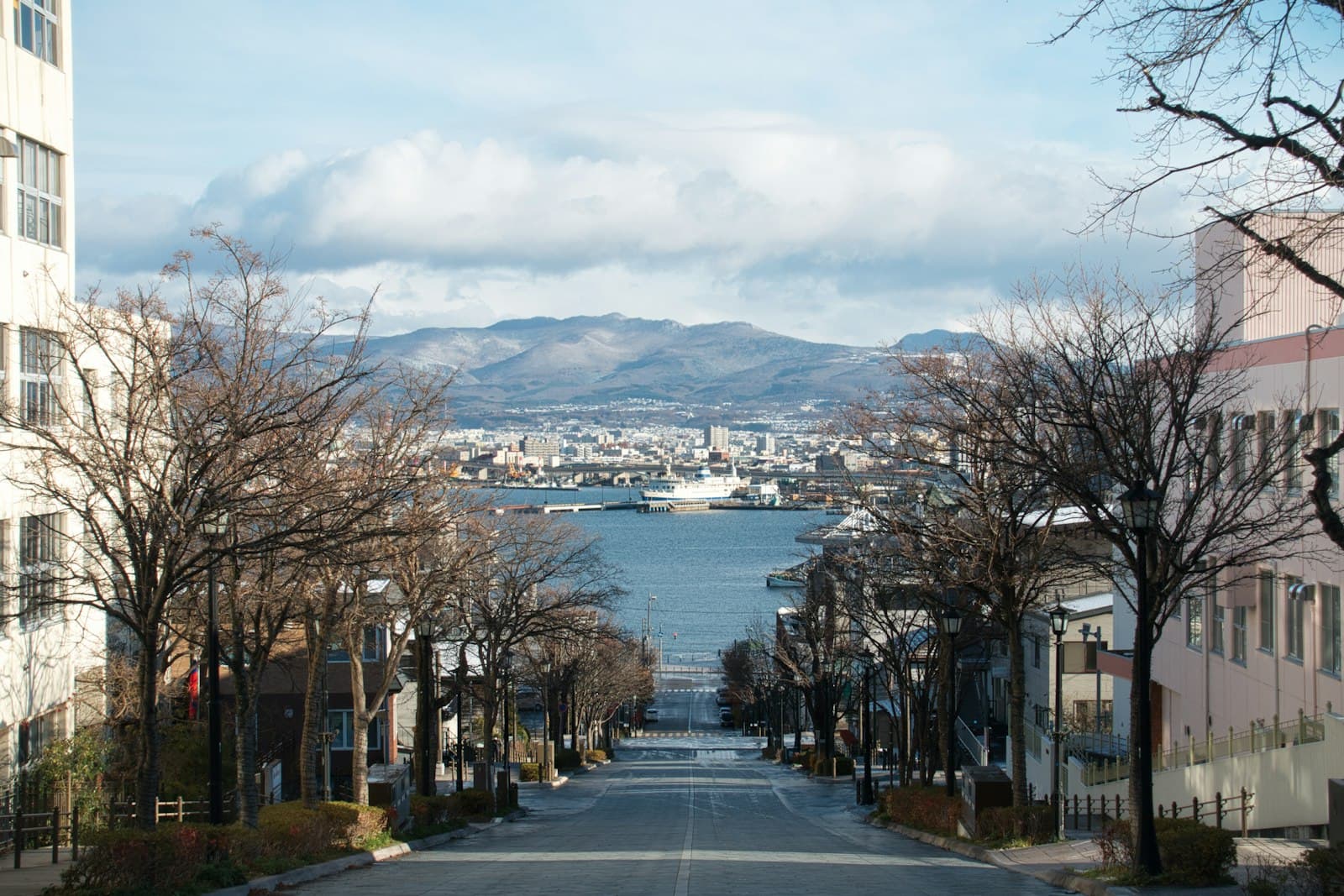 Hakodate — a view of a city street