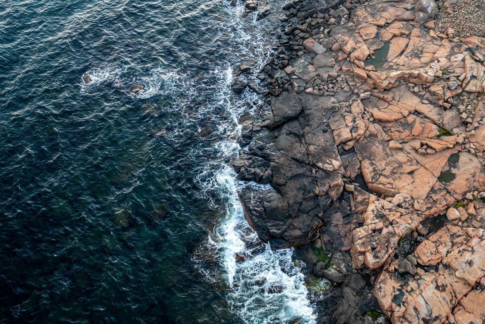 Halmstad — a rocky shore with a body of water and a rocky shore