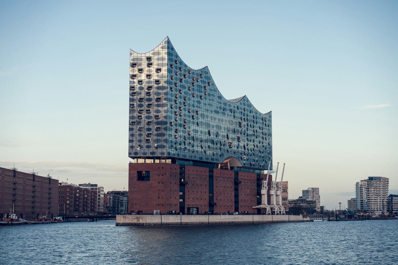 Hamburg — building surrounded by body of water