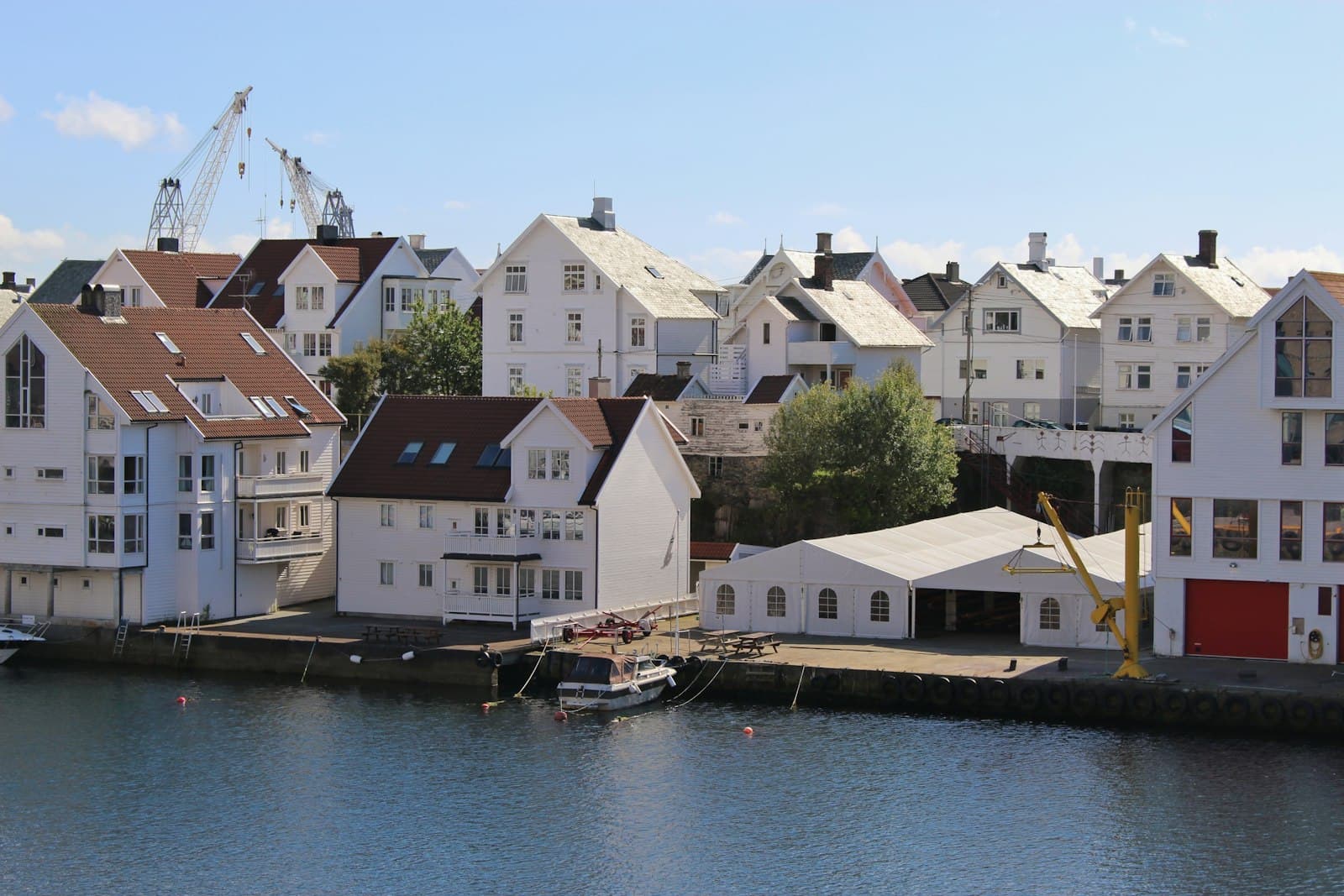 Haugesund — white and brown houses beside body of water during daytime