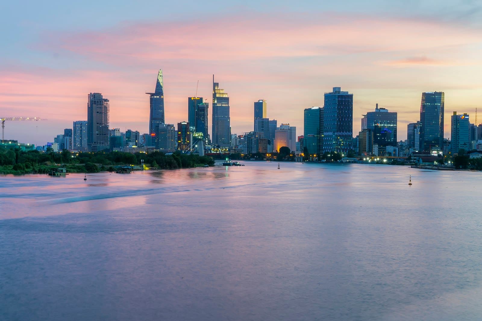 Ho Chi Minh City — city skyline across body of water during daytime