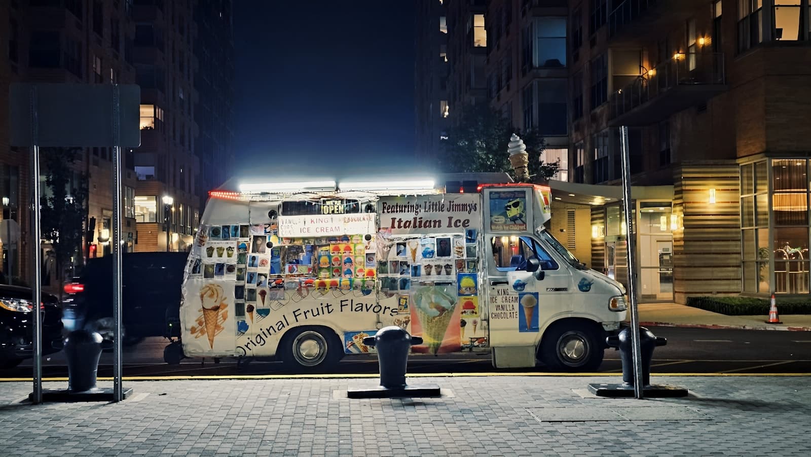 Hoboken — a food truck parked on the side of the road