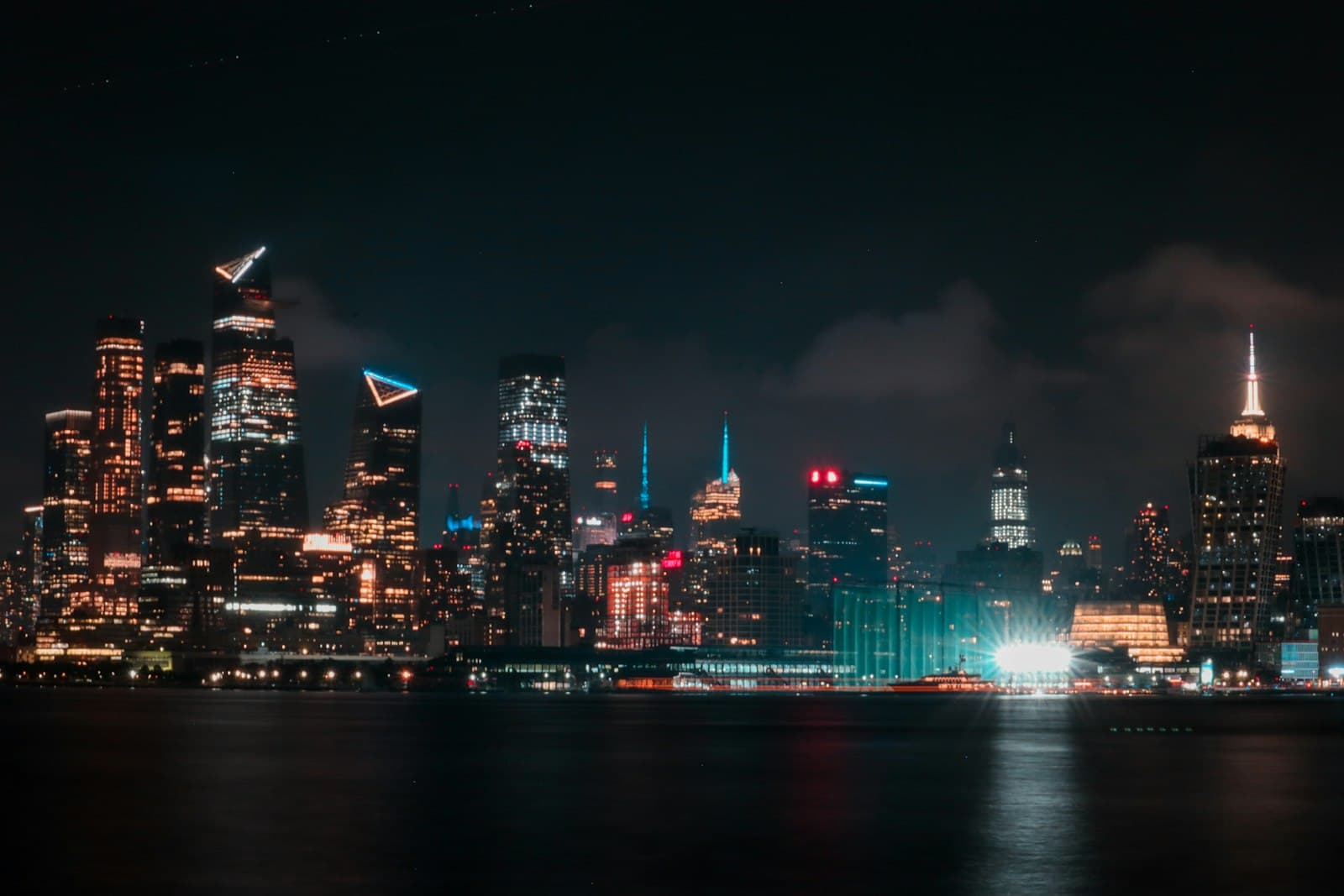 Hoboken — city skyline during night time