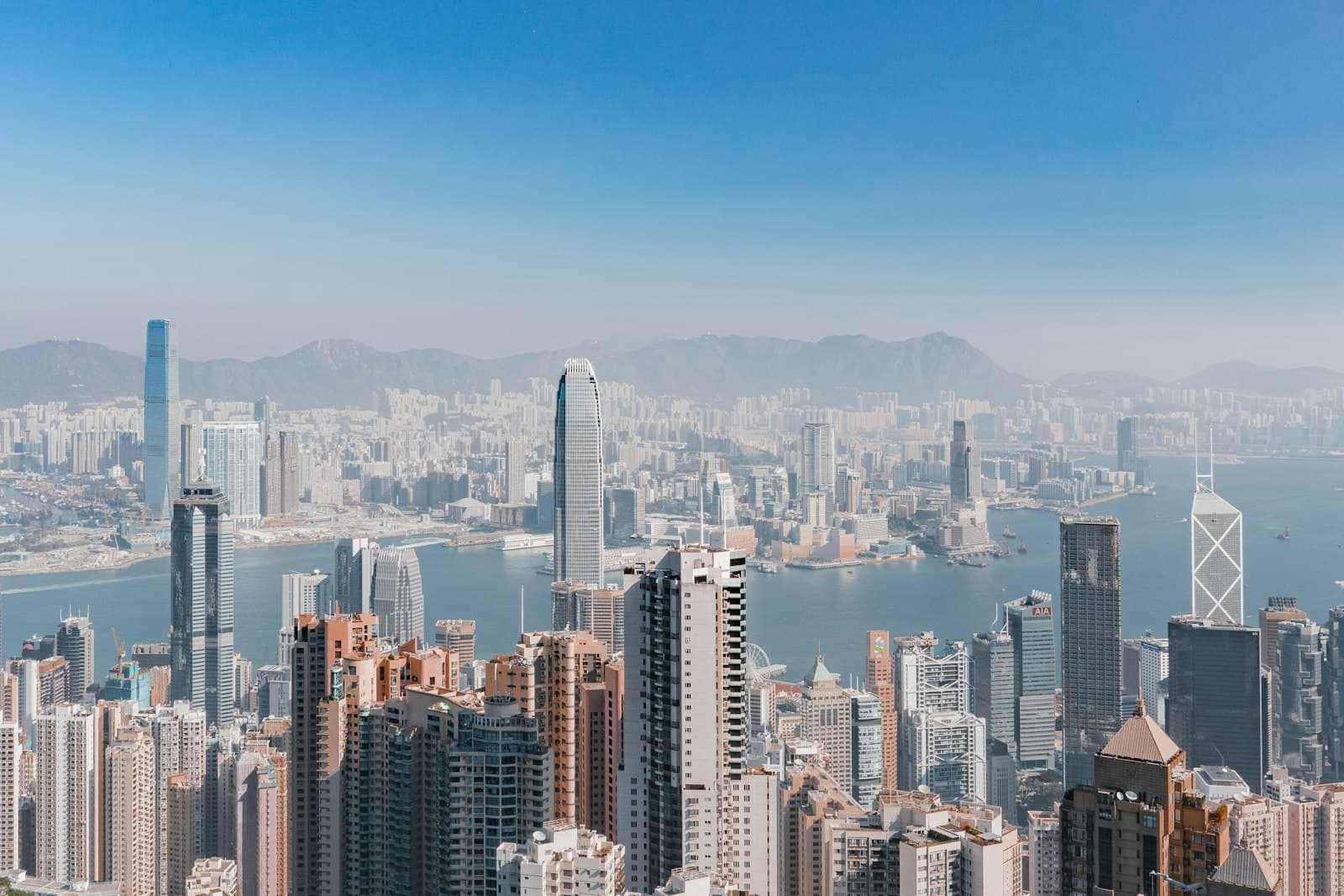 Hong Kong — bird's-eye view photography of city buildings