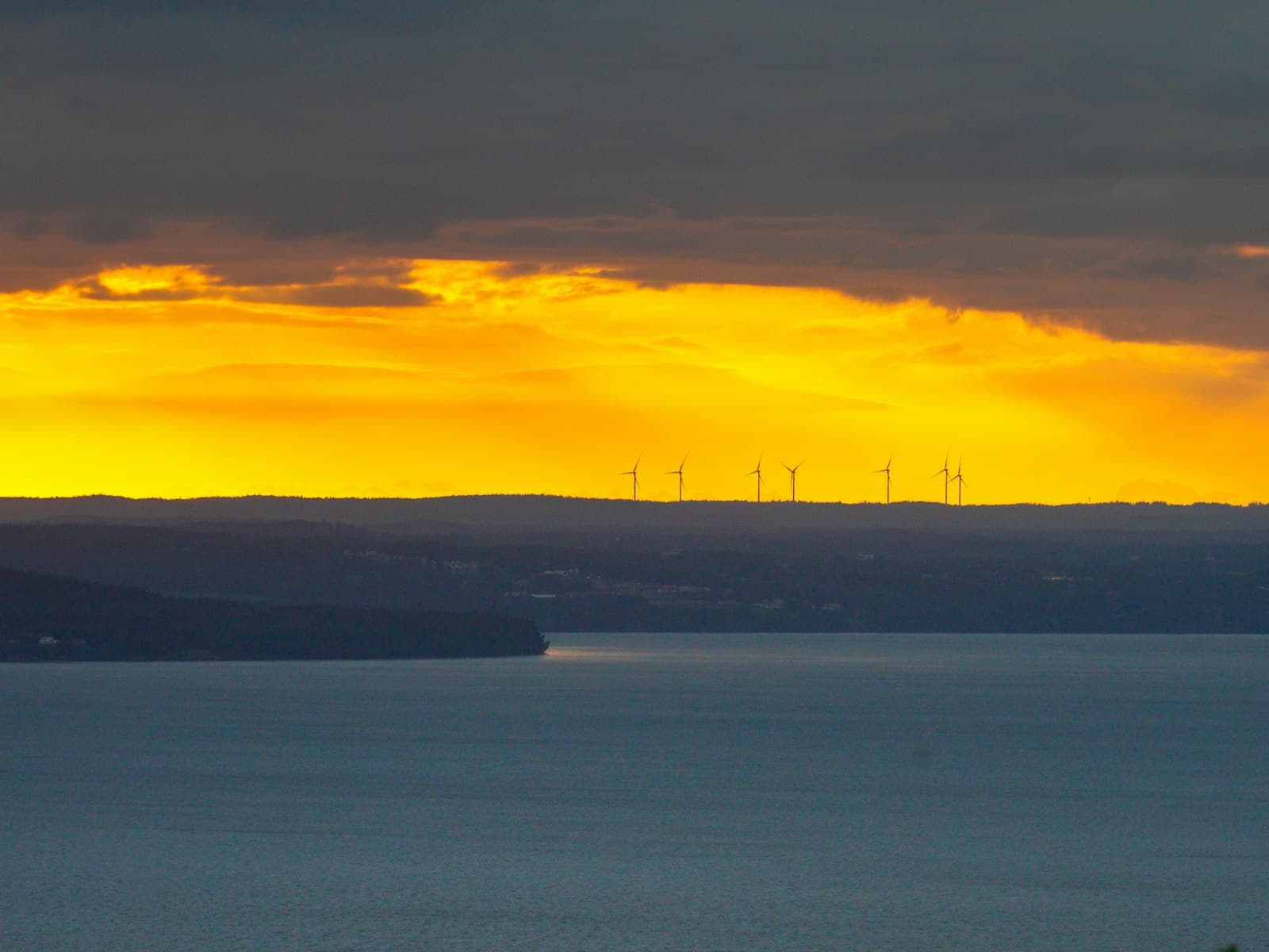 Huskvarna — A large body of water under a cloudy sky