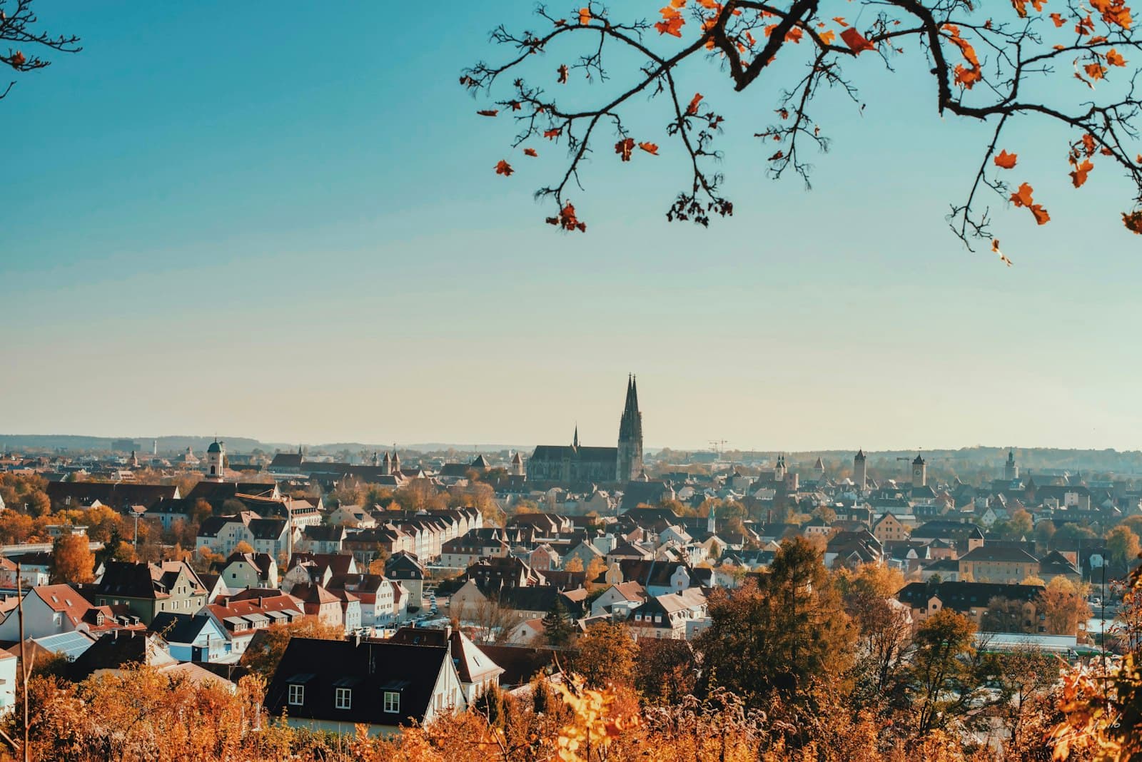 Husum — aerial photograph of city