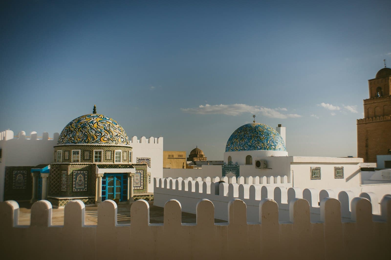 Kairouan — structural photo of dome buildings