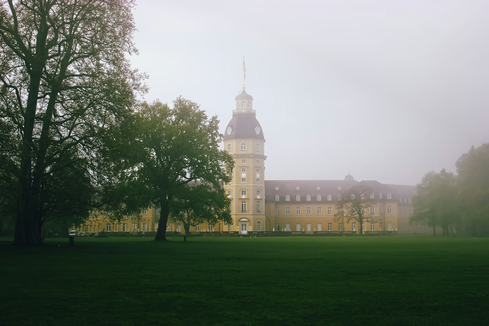 Karlsruhe — a large building with a tower