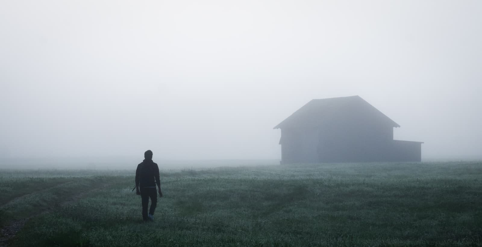 Kaufbeuren — a man walking in a field