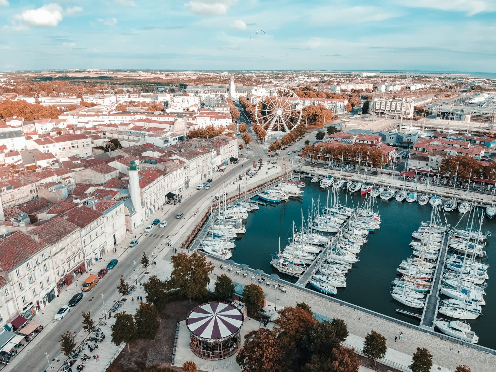 La Rochelle — aerial view of city buildings during daytime