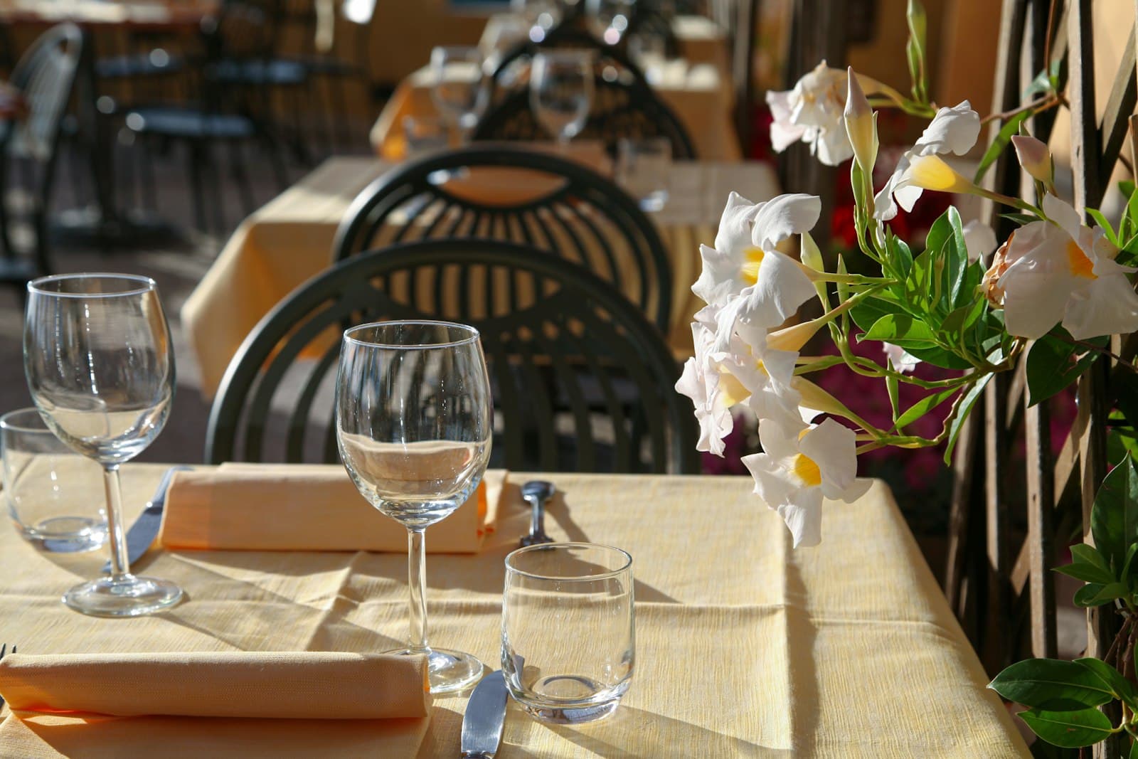 La Spezia — white flower bouquet on table