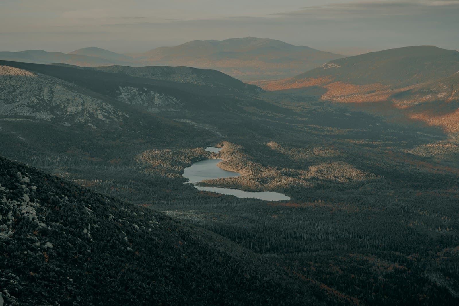 Lake Placid — a lake in the middle of a mountain range
