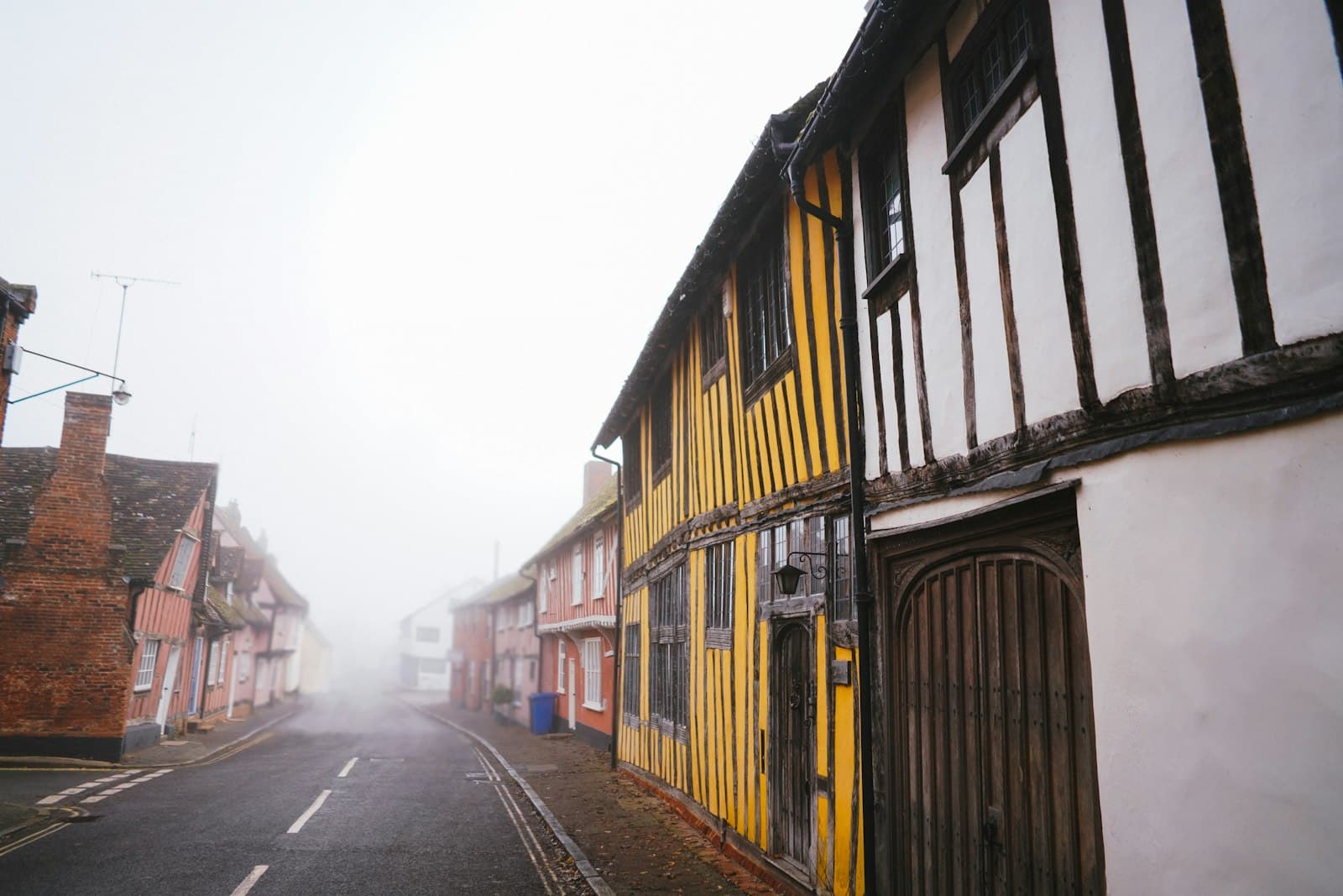 Lavenham — yellow and brown concrete buildings during daytime