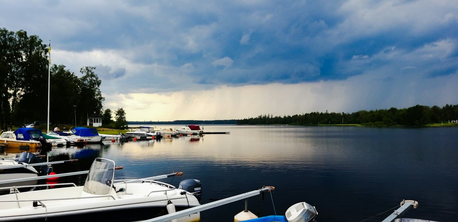 Ljungby — boats on lake