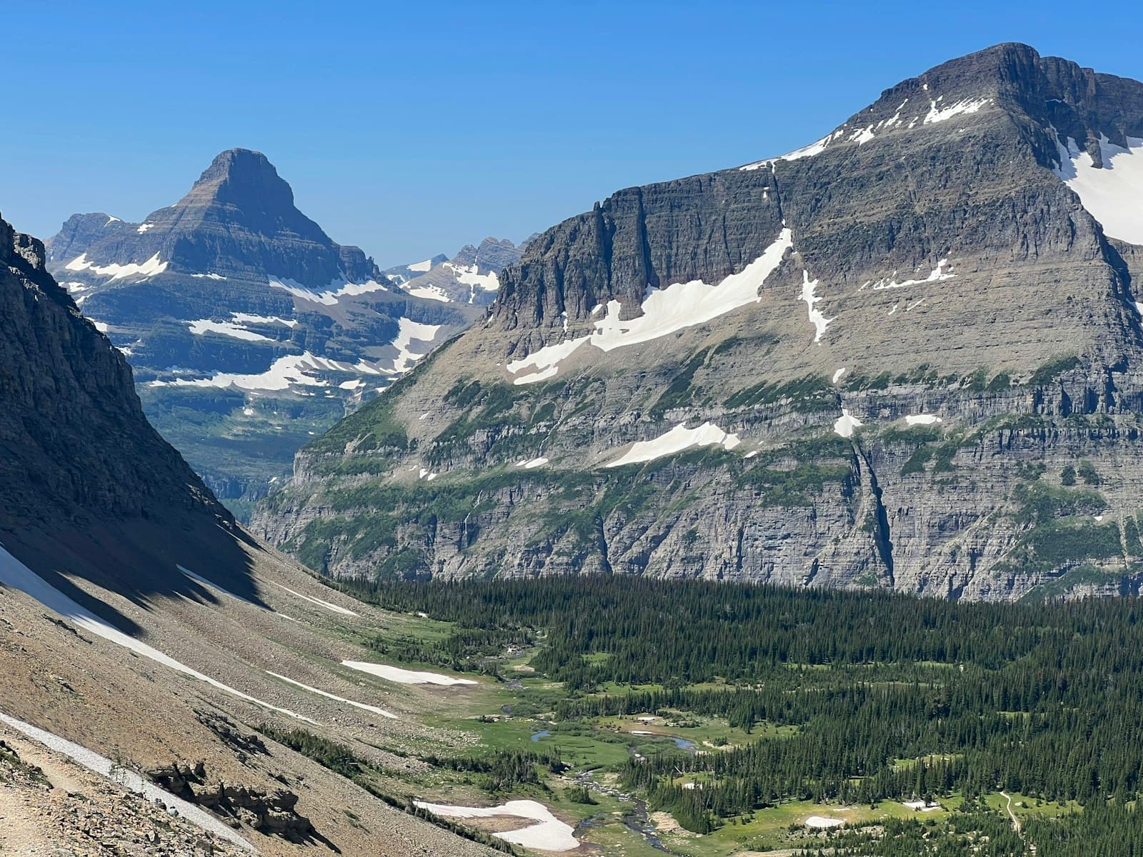 Logan — a mountain with snow