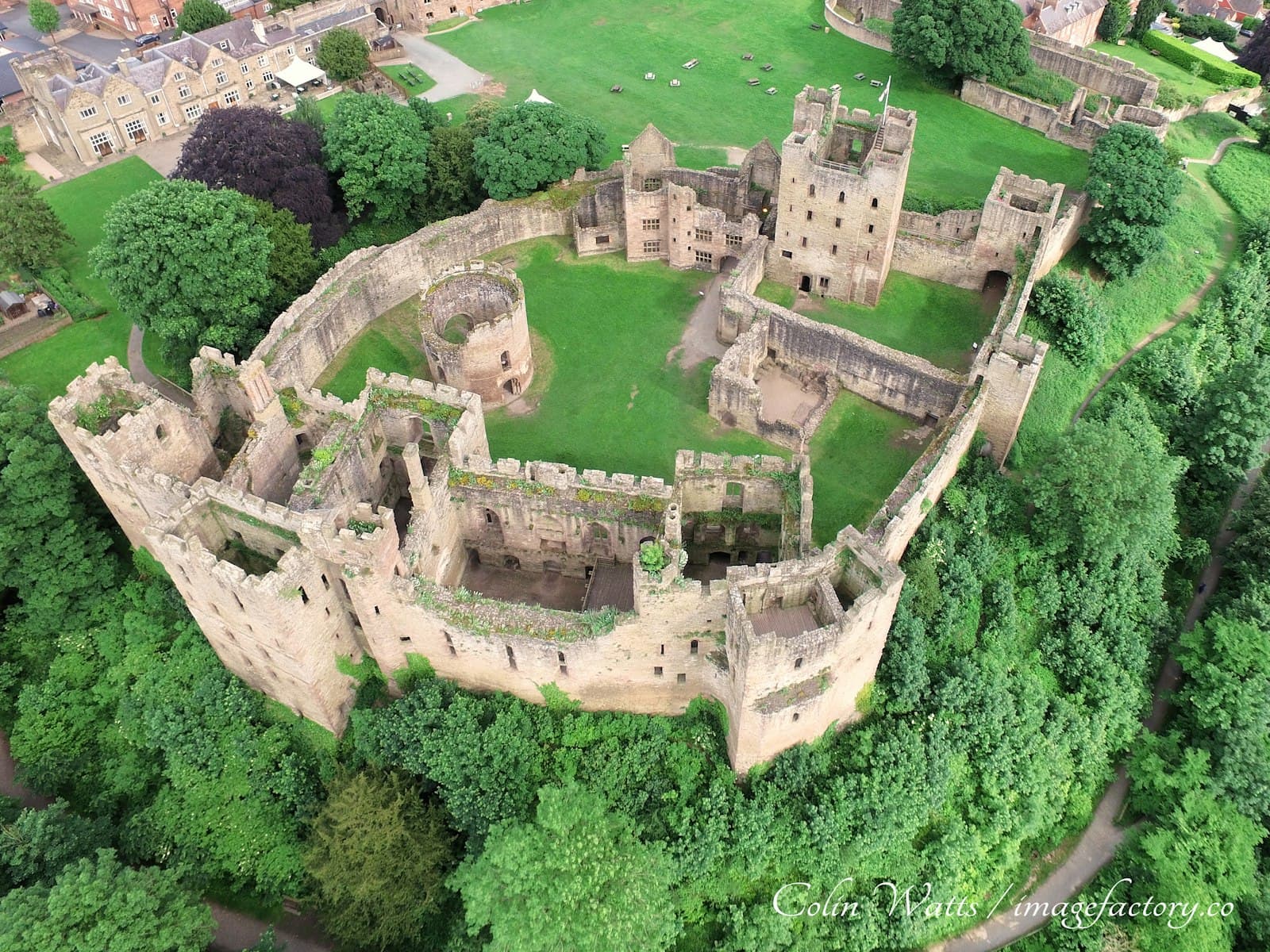 Ludlow — low angle photography of gray castle at daytime