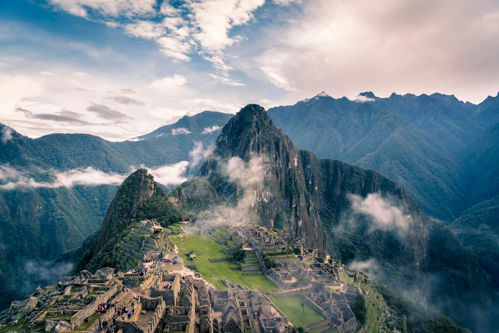 Machu Picchu — machu picchu ruins among misty mountains