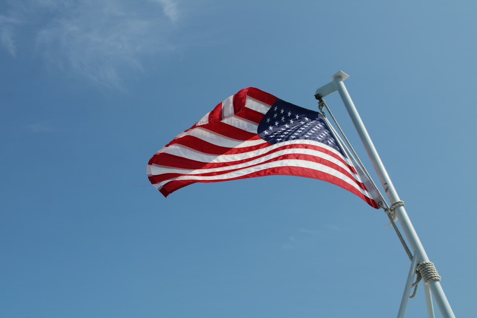 Mackinac Island — us a flag on pole under blue sky during daytime