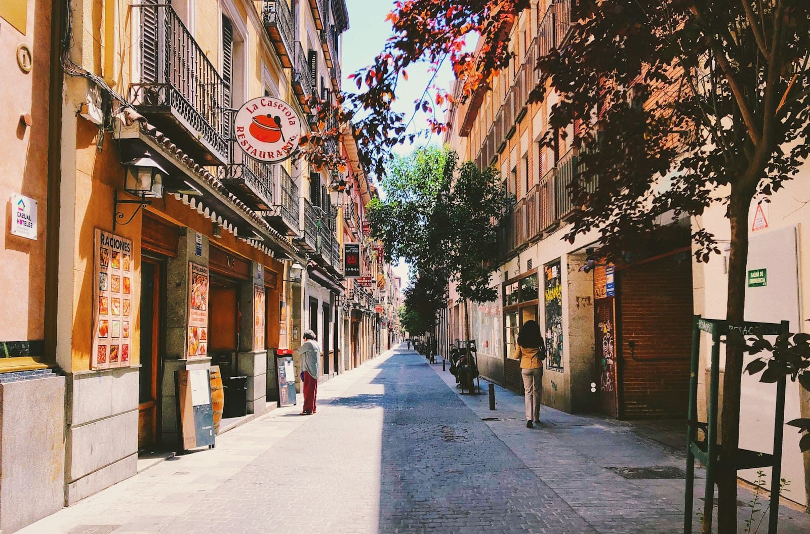 Madrid — road between houses