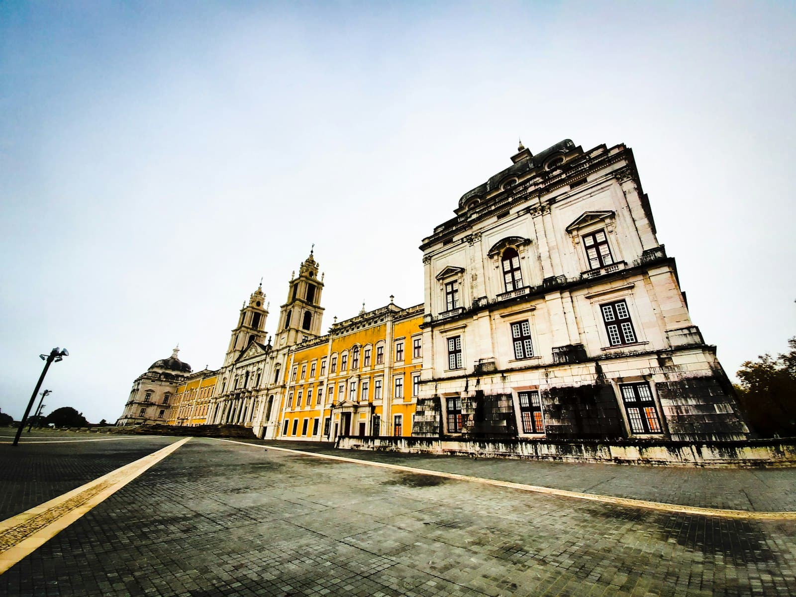 Mafra — a large building with a road in front of it