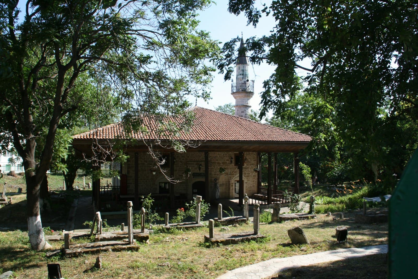 Mangalia — a small building with a tower in the background