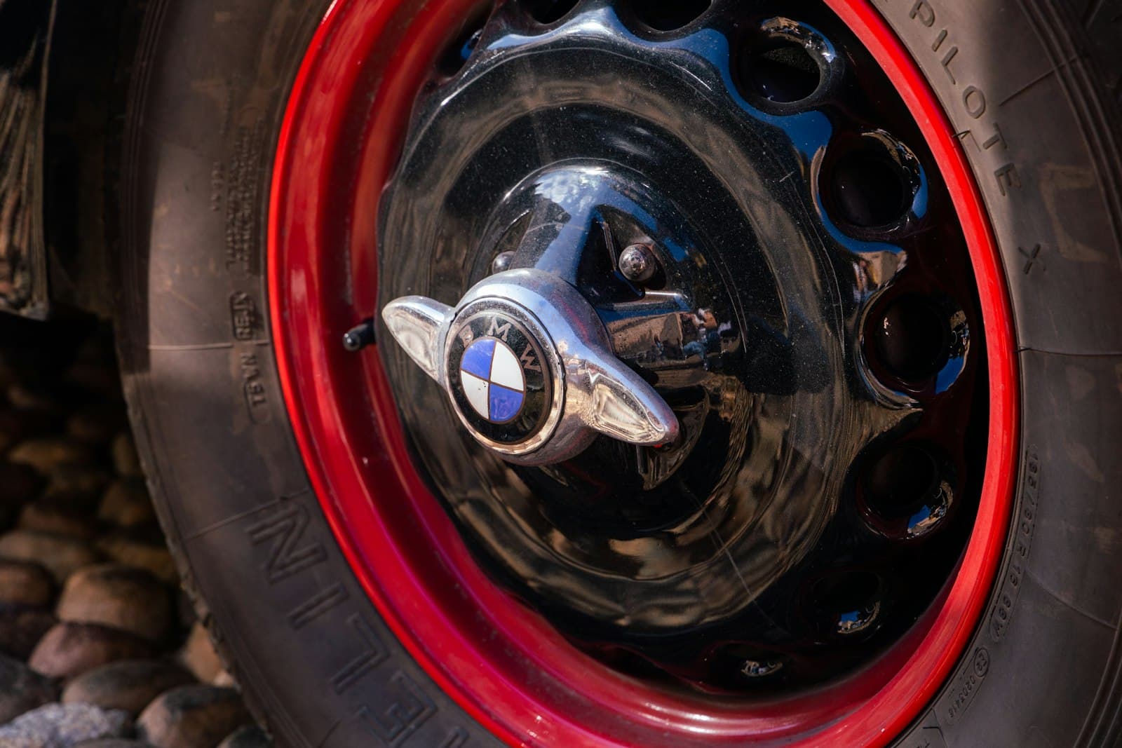 Mantua — a close up of a car wheel
