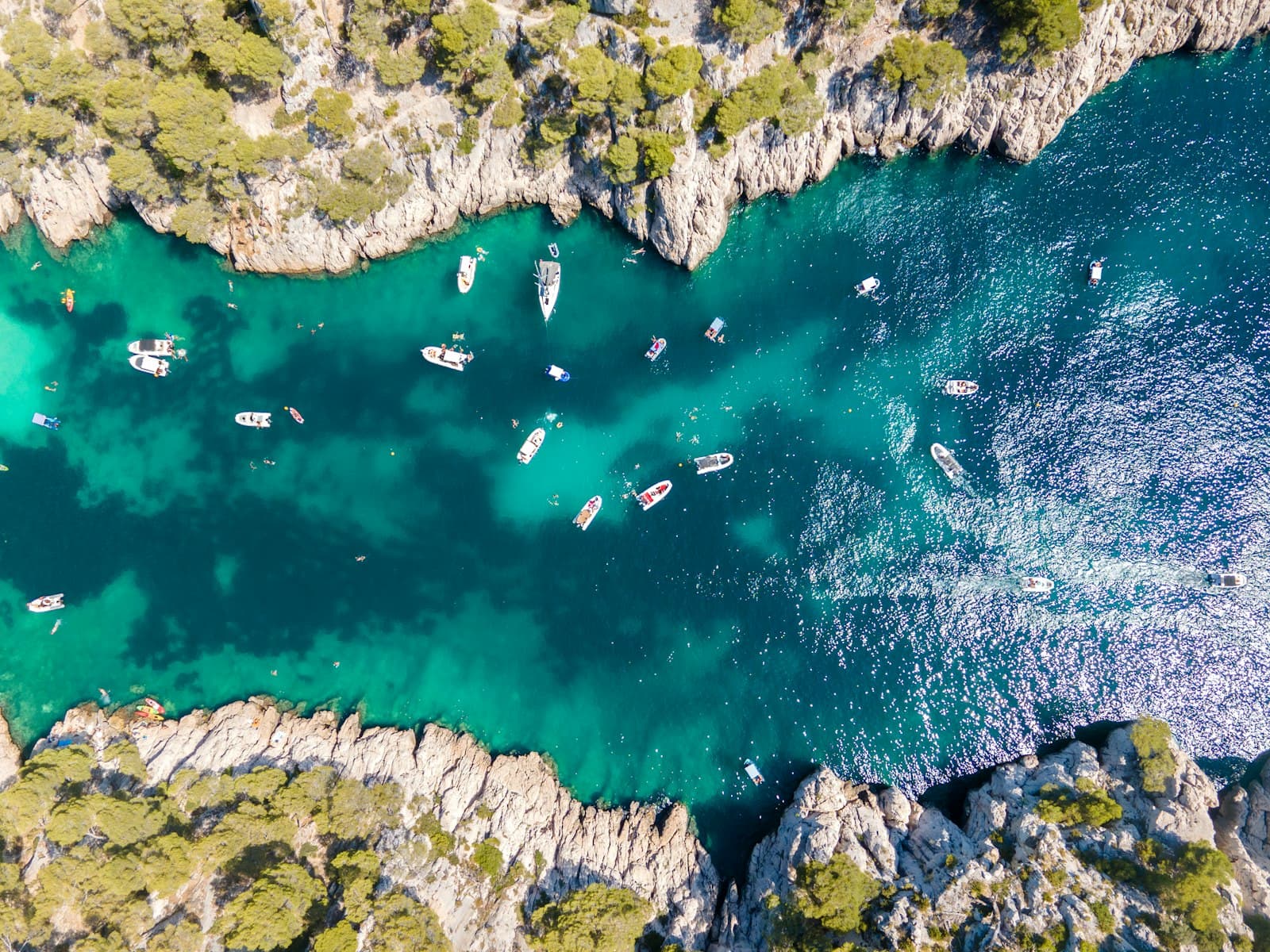Marseille — aerial view of body of water during daytime