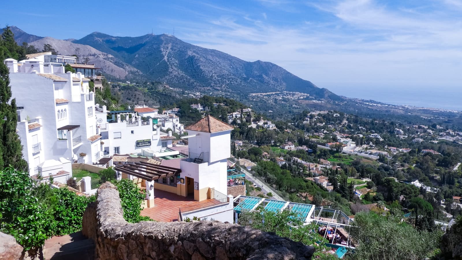 Mijas — a view of a city from a high point of view