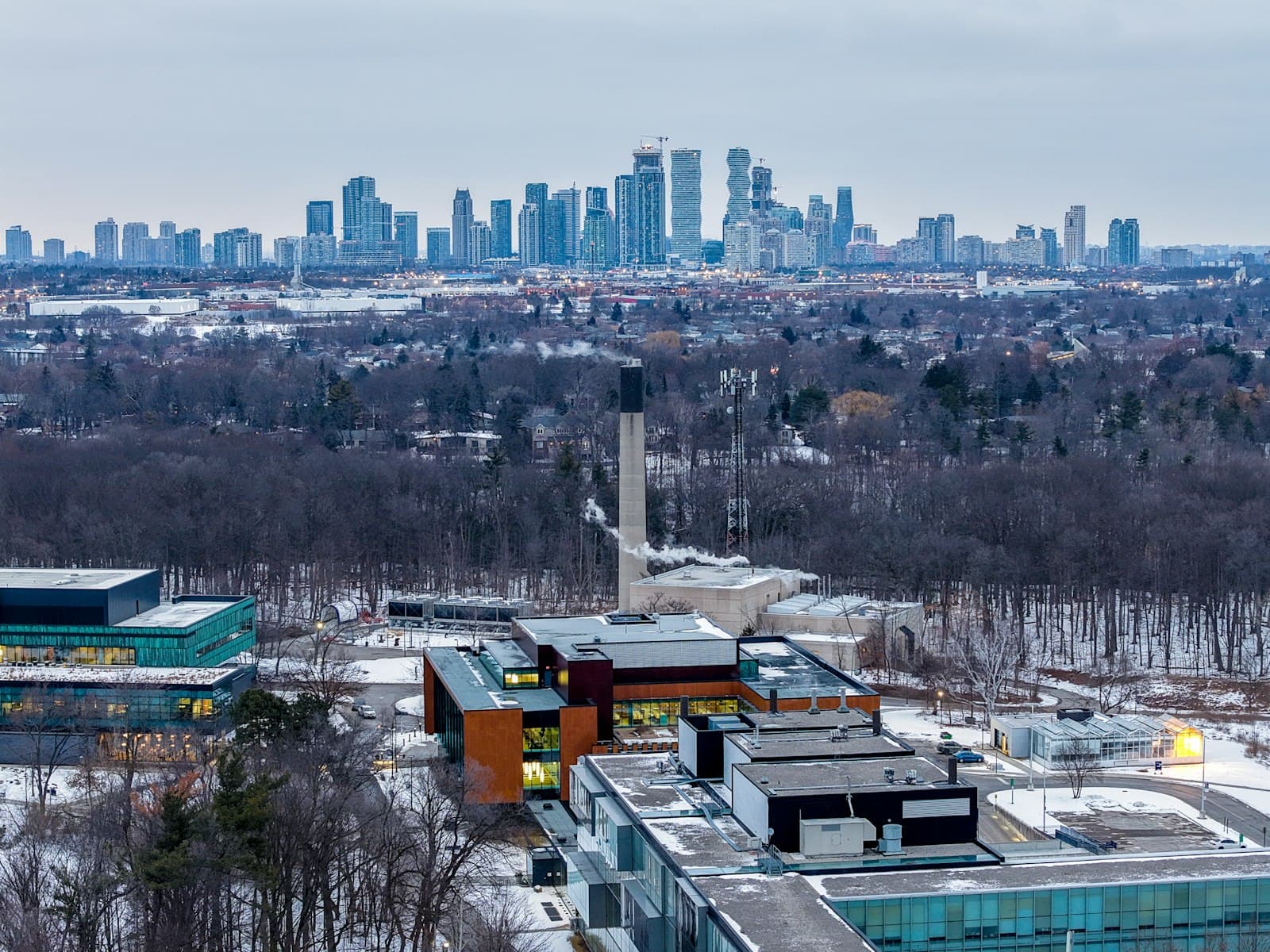 Mississauga — A view of a city from a high point of view