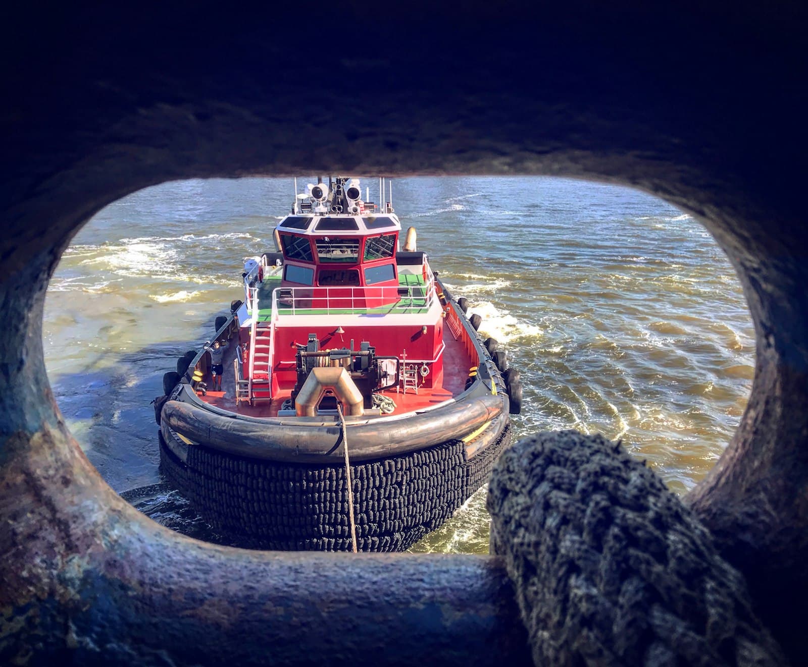 Mount Pleasant — red and white boat on water during daytime