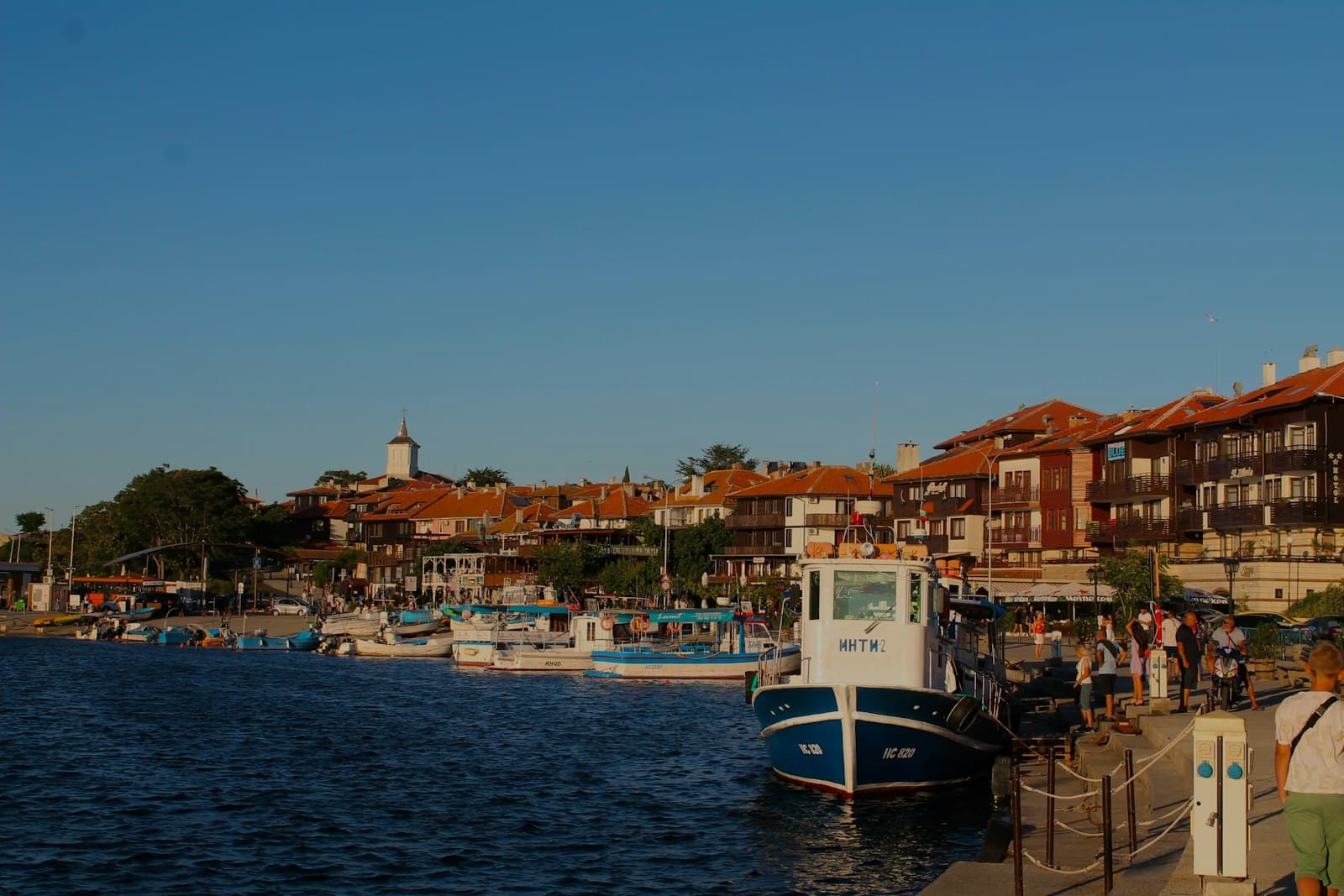 Nessebar — A body of water with a bunch of boats in it