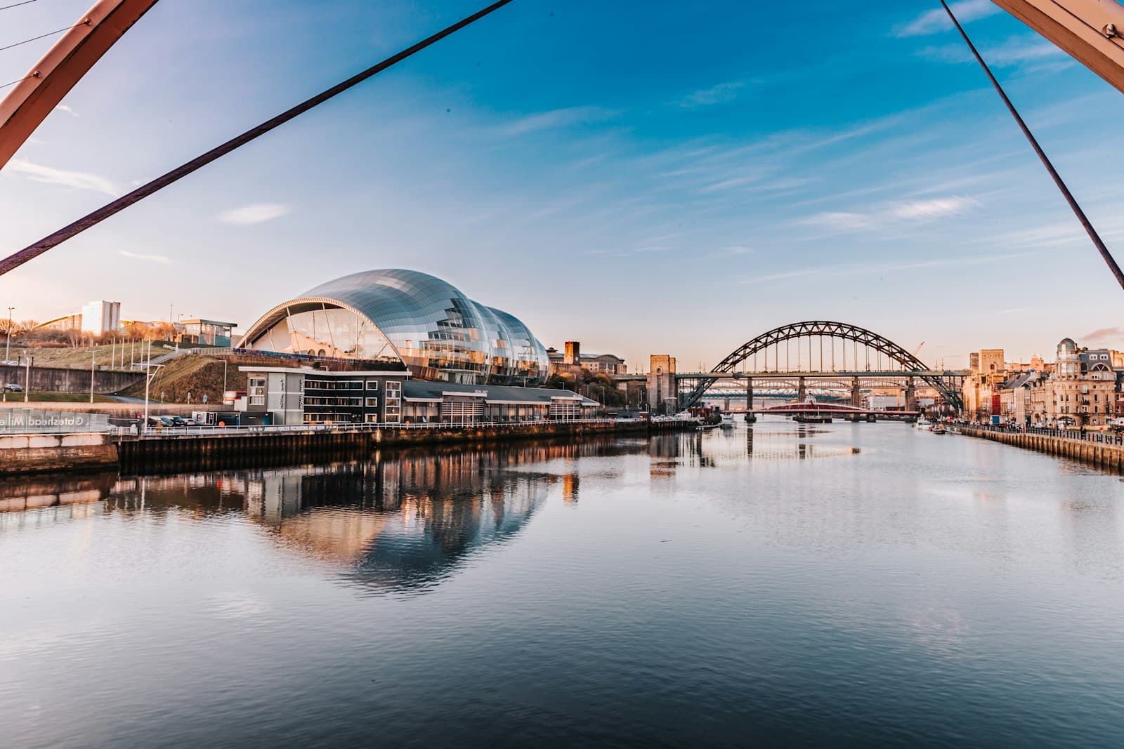 Newcastle upon Tyne — white and brown building near body of water during daytime