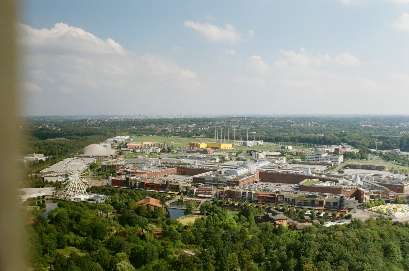 Oberhausen — A view of a city from a window