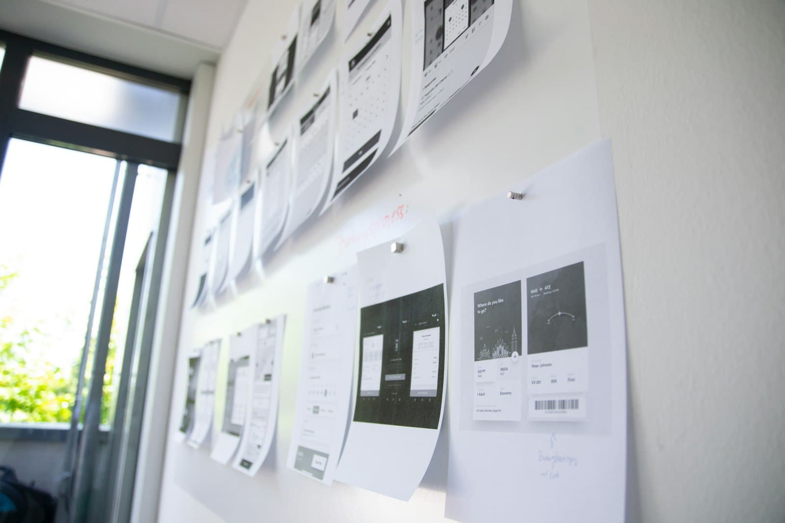 Oldenburg — white paper sticked on white wall