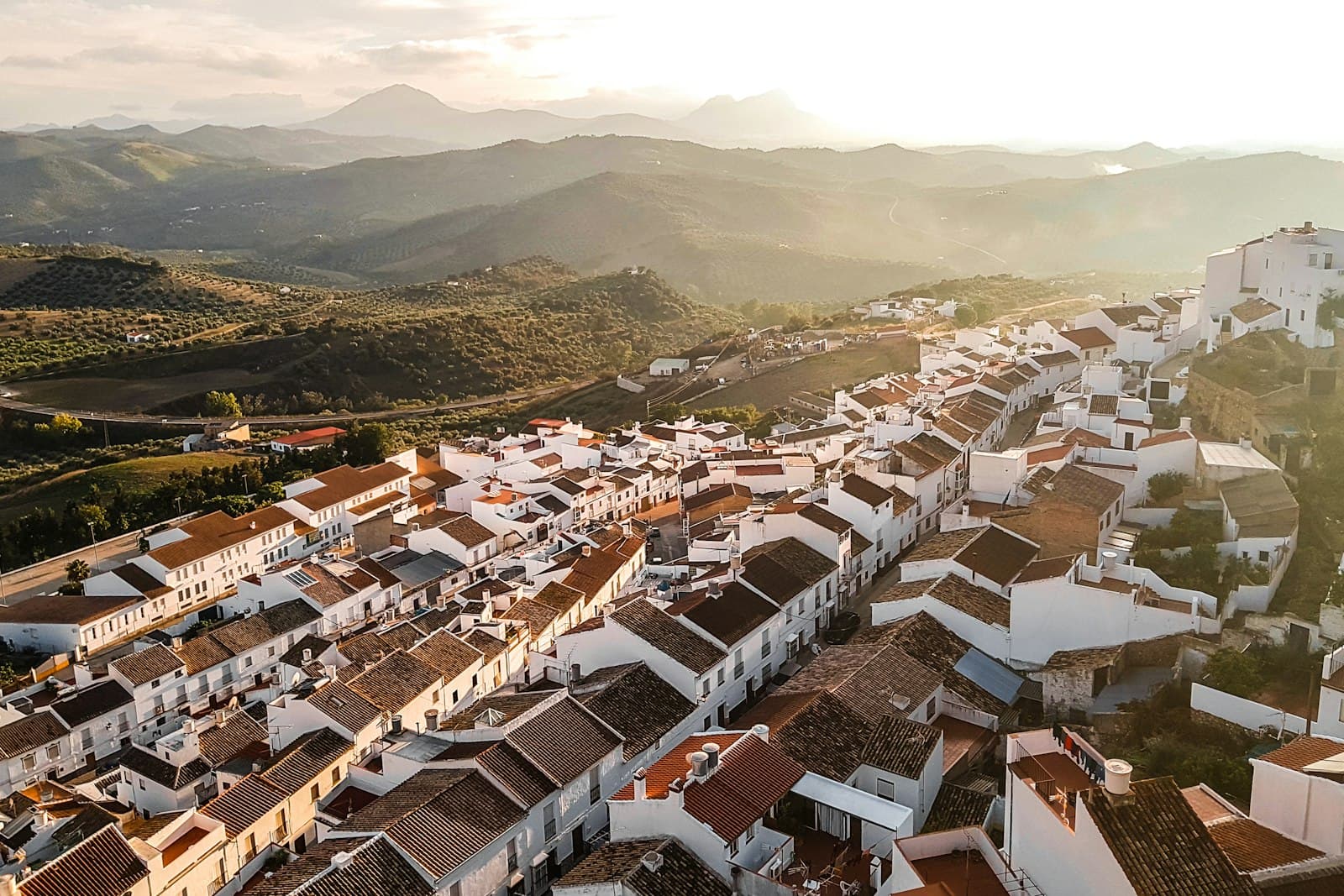 Olvera — high-angle photography of rural area