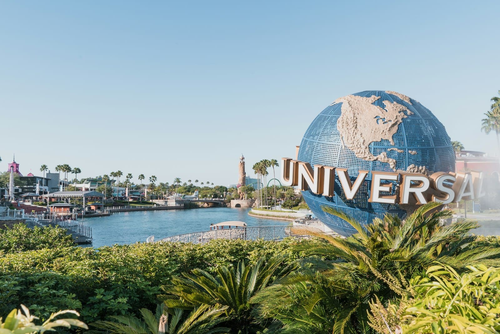 Orlando — blue and white globe near body of water during daytime