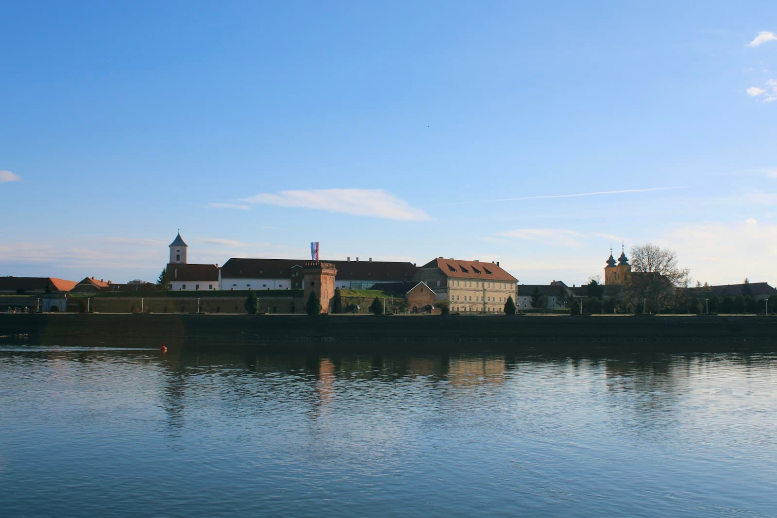 Osijek — a large body of water with buildings in the background