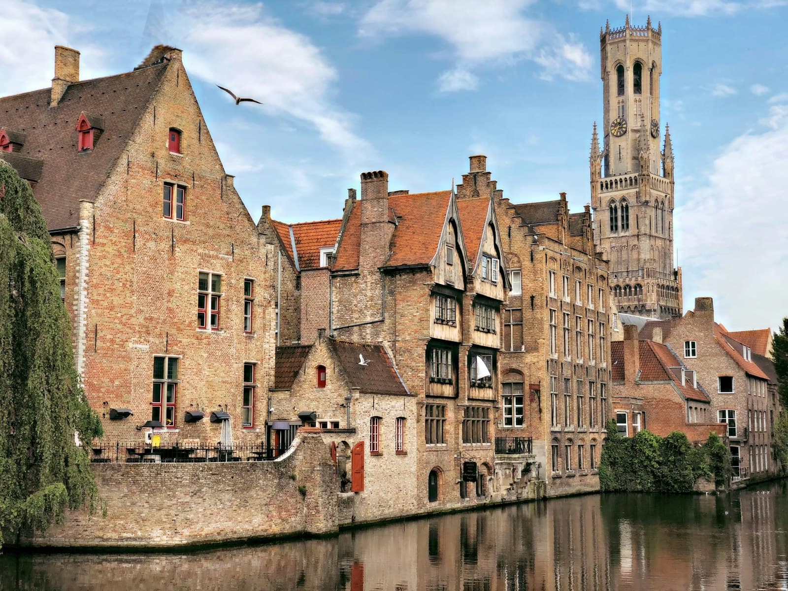 Ostend — brown concrete building beside river during daytime