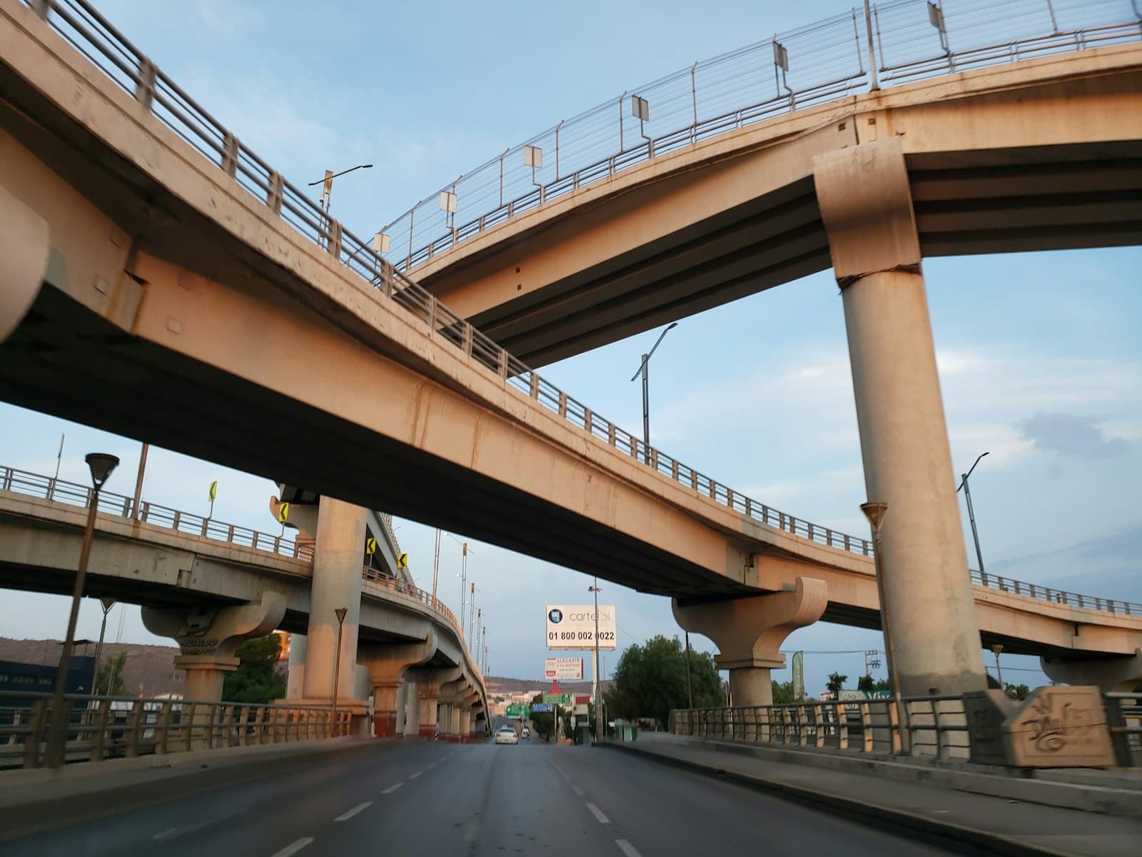 Pachuca — empty grey concrete under blue sky
