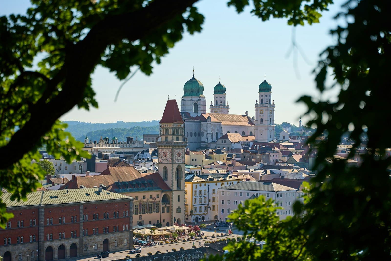 Passau — a view of a city from a distance
