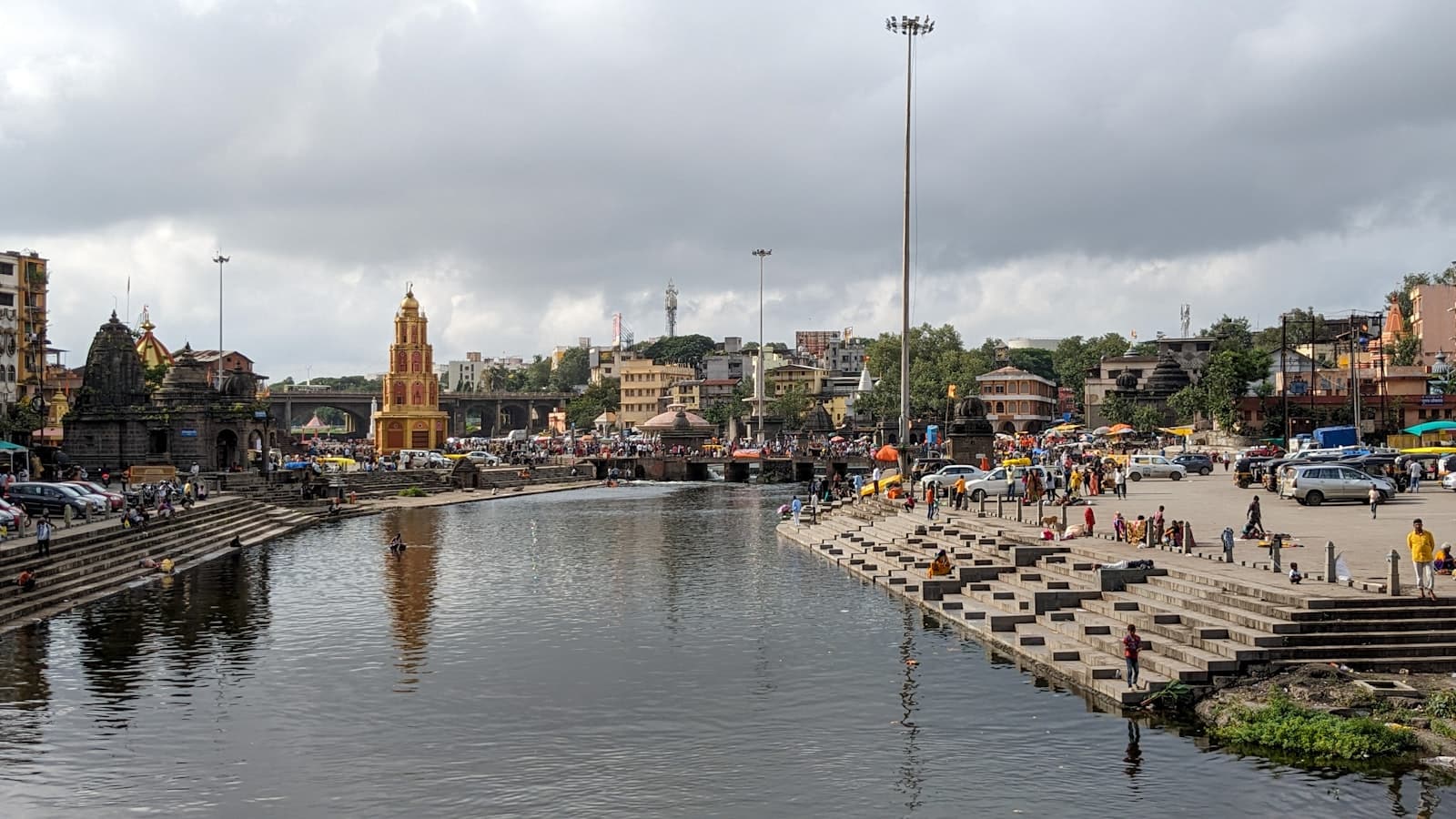 Patan — a body of water surrounded by a city