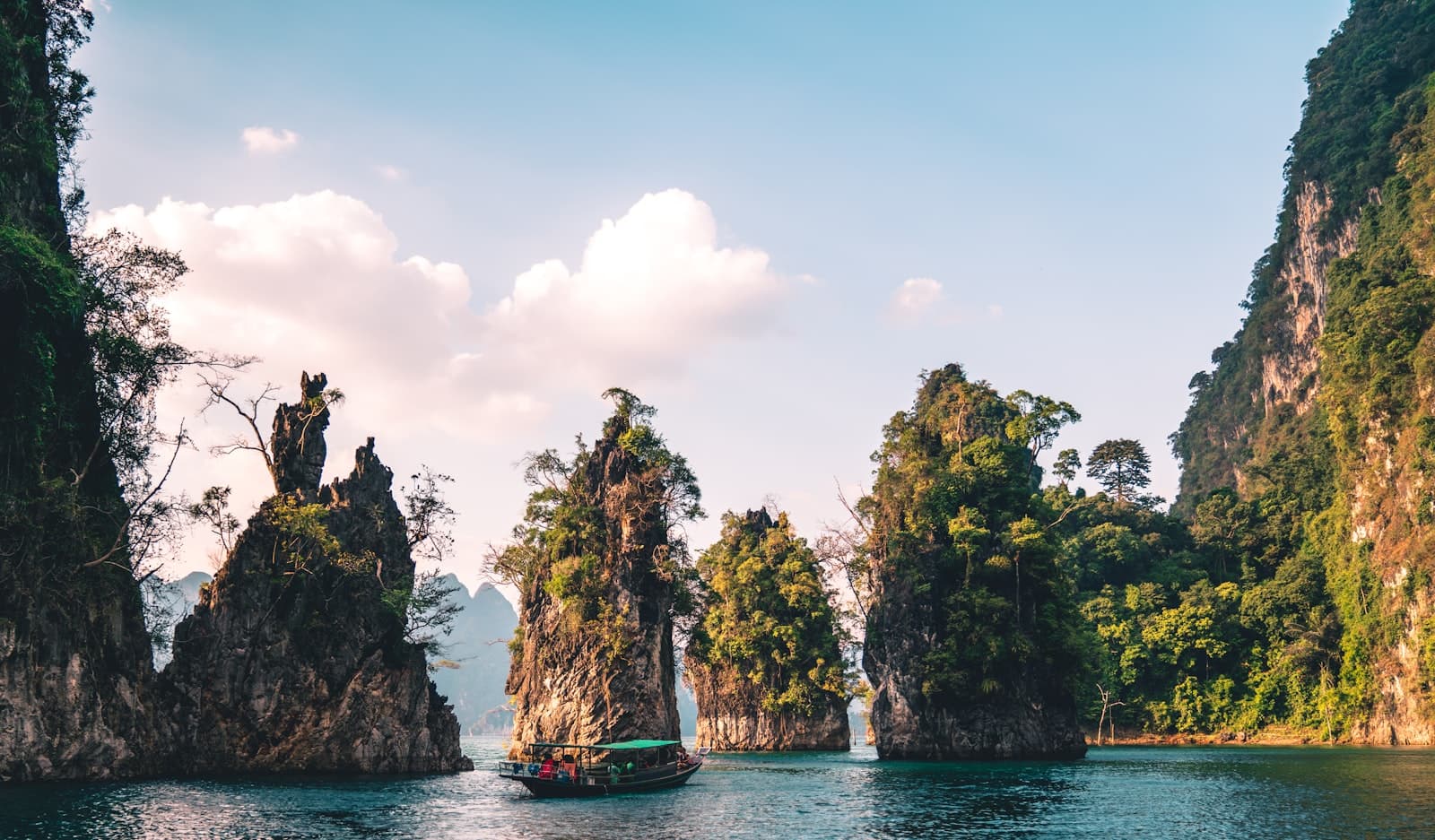 Phang Nga — scenery of rock formation on body of water