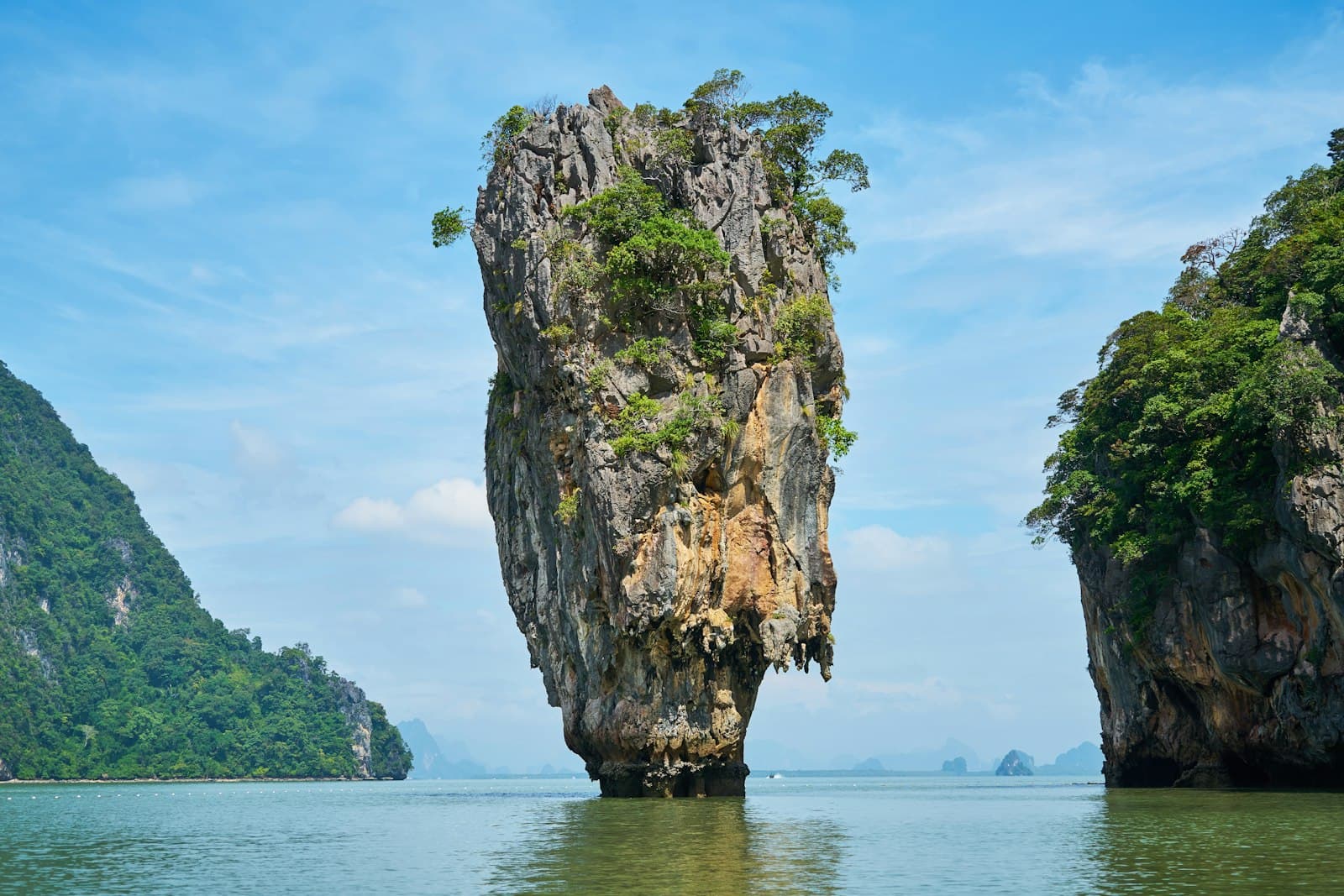 Phang Nga — brown rock formation on body of water during daytime