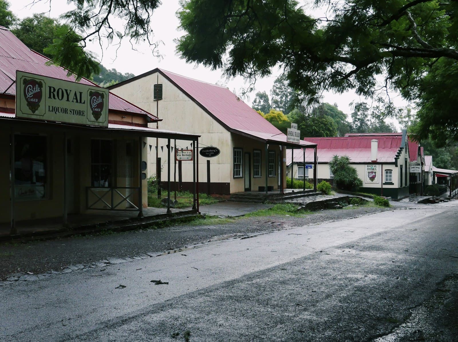Pilgrim's Rest — a street that has some buildings on it